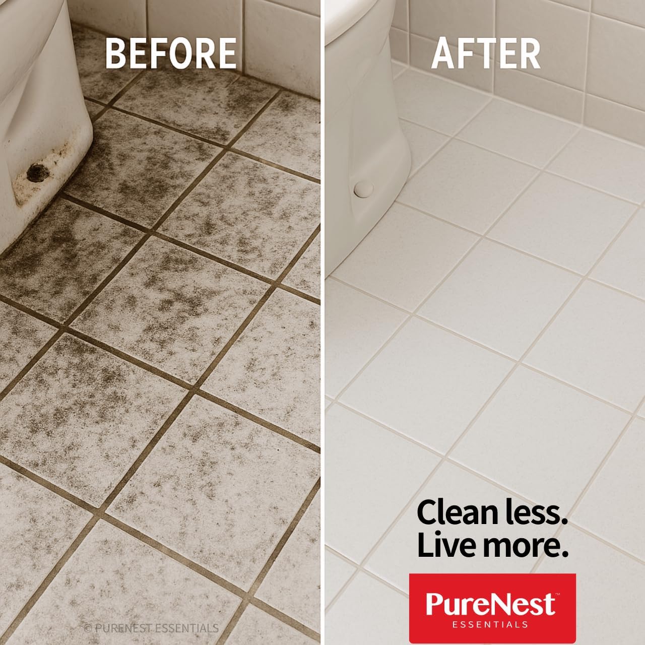 PureNest Heavy Duty Oil Stain Multi-Purpose Cleaner – All-Purpose Kitchen & Bathroom Degreaser, Removes Grease, Grime, and Stains from Tiles, Stovetops, Range Hoods, Sinks, Appliances – 17 fl oz