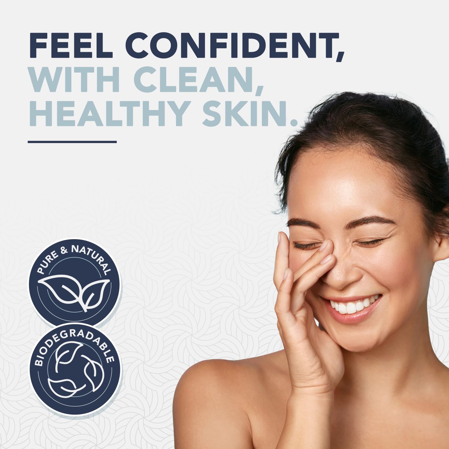 X-Large 100% Pure Cotton Face Towels – 50 Count Extra Large Disposable Wash Cloths for Face Washing, Makeup Removal & Acne Care | Ultra Soft, Hypoallergenic & Fragrance-Free